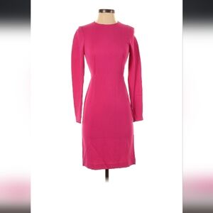 Stella McCartney pink long sleeve cocktail dress